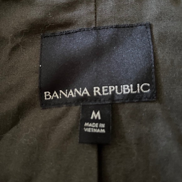 Banana Republic Brown Water Resistant Trench-coat Size M - Picture 4 of 4